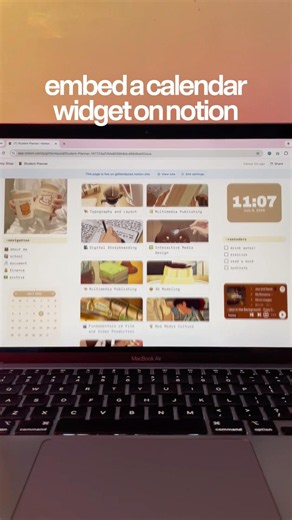 How to Embed a Calendar Widget on Notion