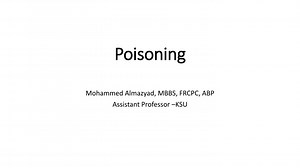 Poisoning - SlideServe