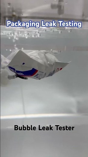 Bubble Leak Testing using Internal Pressurization according to the ASTM F2096 #qualitycontrol #cdv