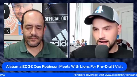 EDGE Que Robinson Visits Detroit Lions for Pre-Draft Meeting