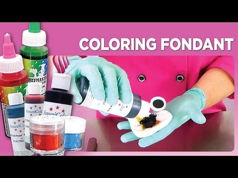 Coloring Fondant