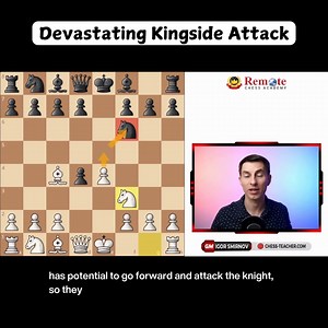 This aggressive gambit creates immediate attacking chances, and if your opponent is unprepared, they'll struggle to find the right moves. Struggling to break past 1600 or 2000 ELO? Our comprehensive bundle course reveals the secrets to reaching your chess goals faster. Join now and transform your game: https://online.chess-teacher.com/boostelofb #chess #chesslessons #chessvideos | Remote Chess Academy | Facebook