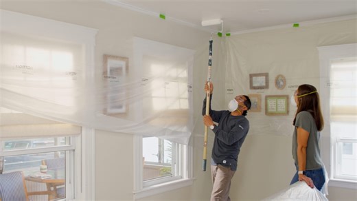 The Correct Way to Paint a Ceiling