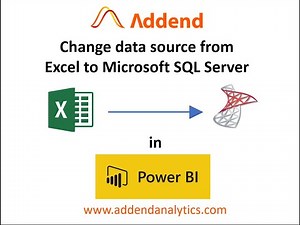 Changing the data source of Power BI file from Excel file to MS SQL Server Database