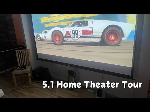 5.1 Home Theater Tour -- Logitech z906 Surround Sound