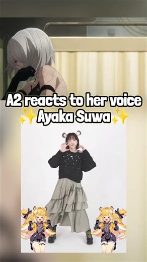 Behold the real A2, Ayaka Suwa 🥰💞✨ #nierautomata #animeshorts #2b #a2 #nier #nierreplicant
