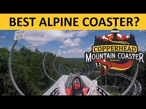 Copperhead Mountain Coaster POV - Branson, Missouri