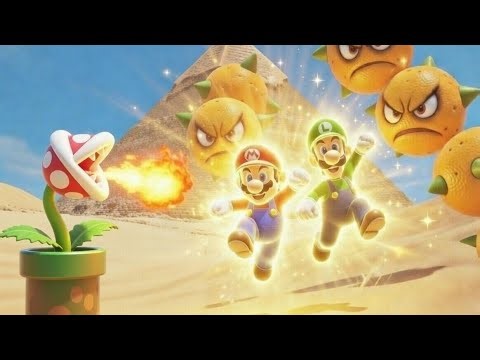 Super Mario und Luigi Sand Level Abenteuer in der Wüste - Lustiges Lets Play Gaming Video