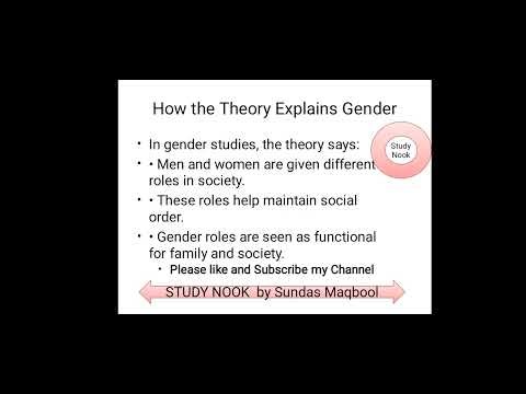 Structural Functionalism Theory