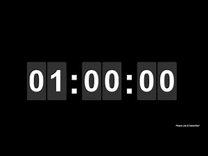1 Hour Countdown Timer ⏰ Perfect for Focus and Productivity