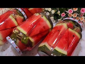 They opened the jar and GASPED! Watermelons are as Fresh as ASTRAKHAN for the winter!