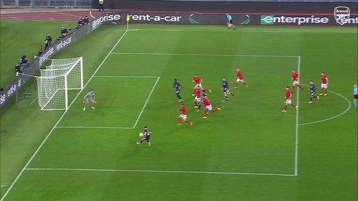 ⚽️ Bukayo Saka 📍 Stadio Olimpico 🏆 UEFA Europa League 🆚 Sport Lisboa e Benfica ⏪ The best of the action from the first leg in Rome... | Arsenal