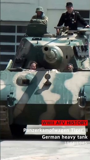 The only working Tiger II (King Tiger) German heavy tank of World War II #ww2 #tank #history