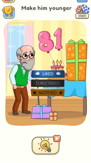 Dop 5 (Delete One Part) Level-430 Make him younger #viralvideo #youtubeshorts #shorts