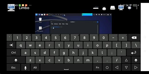 作逝在手机上使用limbo运行kali linux live光盘镜像！！！！！