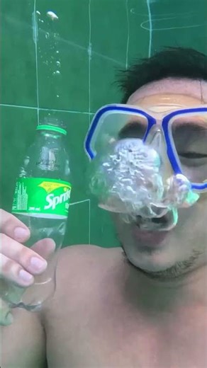 Burp Sprite vs Coke Underwater