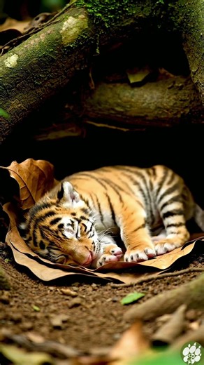 🐯 Tiger Cub – Day 1 of Life