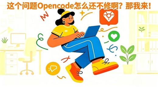 这个问题opencode怎么还不修？那我来！