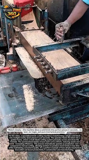 “This Brick-Cutting Machine Is INSANELY Fast… You Won’t Believe How It Works 🇺🇸🔥”