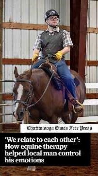 ‘We relate to each other’: How equine therapy helped local man control his emotions