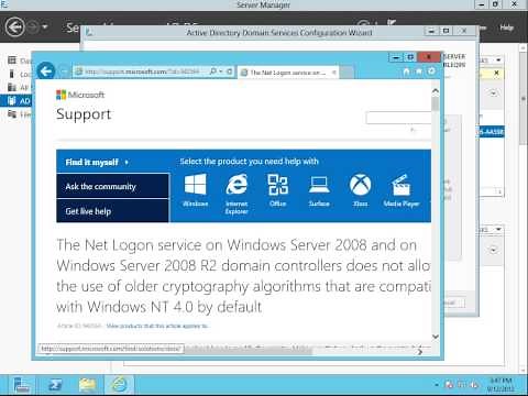 Active Directory Tutorial 1 - Installing Active Directory on Windows Server 2012