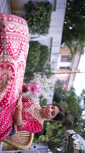 Royal Dulhan Dress Shoot 2026 👰 | Bridal Look Cinematic Video❤️#reels #trending #shortsfeed #shorts