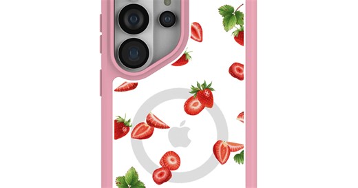 Clear Berry Pink Samsung Galaxy S26 Ultra Case With Petal Pink Ridge (