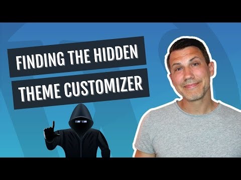Can’t Find The THEME CUSTOMIZER In WordPress? Here It Is!