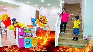 390K views · 3.4K reactions | The Floor is Lava Challenge – Jannie and Friends Saves Kids from Lava | Ompad shopping | Facebook