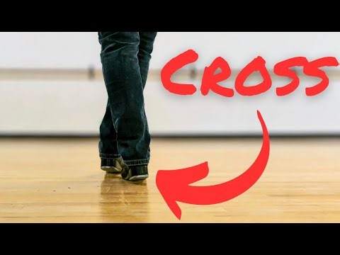 Clogging 101: CROSSOVER + Turn (Beginner Appalachian dance tutorial)