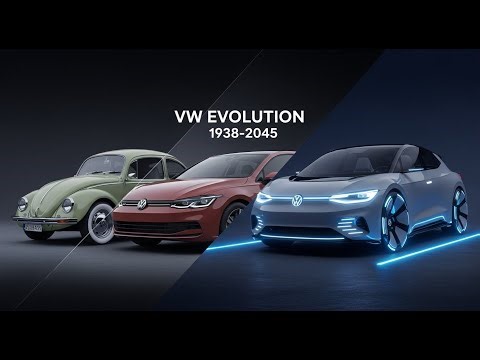 Volkswagen Best Car Models Evolution (1938–2045) | Past to Future
