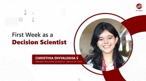New beginnings, new learnings... Over the years, we have molded over 14,500 decision scientists, and this year is no different! Witness the beginning of an incredible journey as we welcome our newest members to Mu Sigma. Here’s Christina, our new joinee from #Batchof23, sharing her experience on her first week as a trainee decision scientist at Mu Sigma. #MuSigma #DoTheMath #MuSIgmans #DecisionSciences #FirstWeekAtMuSigma #LifeAtMuSigma #CareerAtMuSigma #DecisionScientist | Mu Sigma Inc.