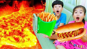 98K views · 1.1K reactions | The floor is Lava challenge Family Fun Kids Pretend playtime | Awesome For Kids | Facebook