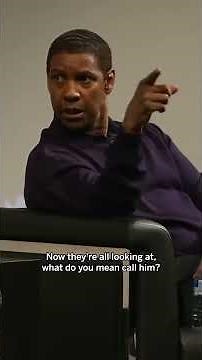 How Denzel learned to be a gangster for Training Day