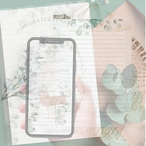 Watercolor Floral Writing Paper: Lined & Blank Stationery Set (digital Download) - Etsy