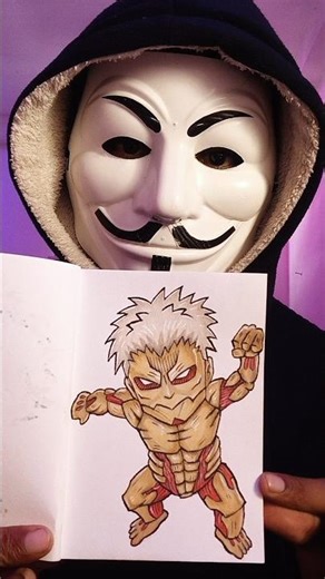 [ASMR] Drawing Armored Titan (chibi) #armoredtitan #chibi #asmr #drawing #satisfyingart