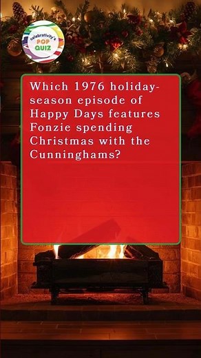 1970s holiday episode of Happy Days captures the festive season with the Cunninghams & their friends