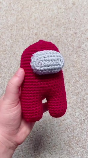 Reply to @zakthebeast403 There is 1 Impostor #amongus 📢 #crochet #amigurumi #amongusgame