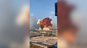 Massive explosion creates huge shockwave in Beirut