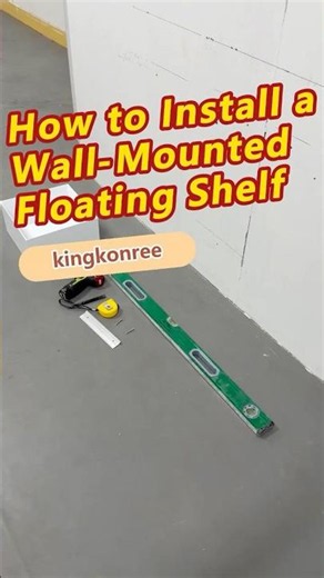 How to Install a Wall-Mounted Floating Shelf