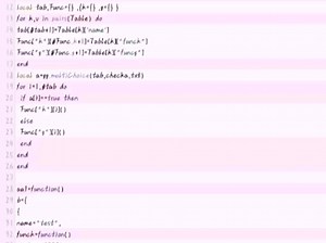 lua 一个简单的Table实例