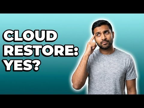 Should I Restore Computer Files To Cloud Storage?