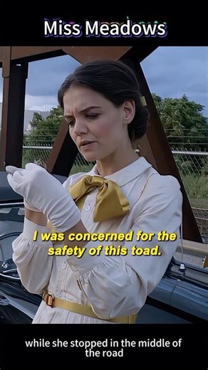 A Quirky Encounter That Turns Into a Sweet Connection 🚓🌸| Miss Meadows (2014)#shorts #foryou