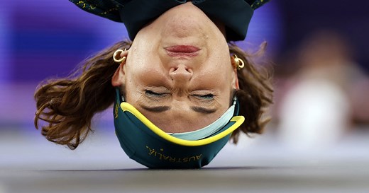 Breaking community rallies around Australian Olympian whose kangaroo hop failed to impress judges