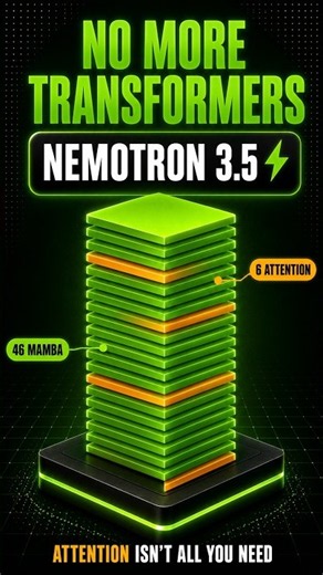 Nemotron 3.5 Lightning: Why 46 of 52 Layers Aren't Transformers