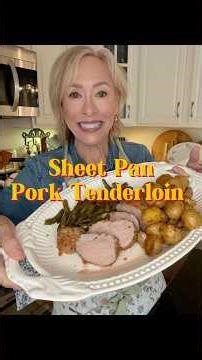 Sheet Pan Pork Tenderloin with Baby Potatoes and Green Beans