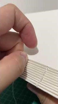 Kettle Stitch Binding #bookbinding #binding