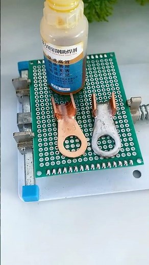 One drop of enhanced flux makes soldering easy #soldering #welding #flux #highperformanceutilitytoo