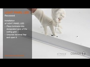 OSRAM LIGHT PANEL LED: The LED lay-in luminaires with uniform luminous surface
