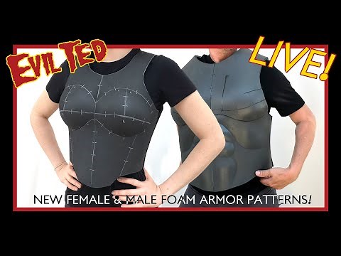 New Female & Male Foam Armor Patterns.